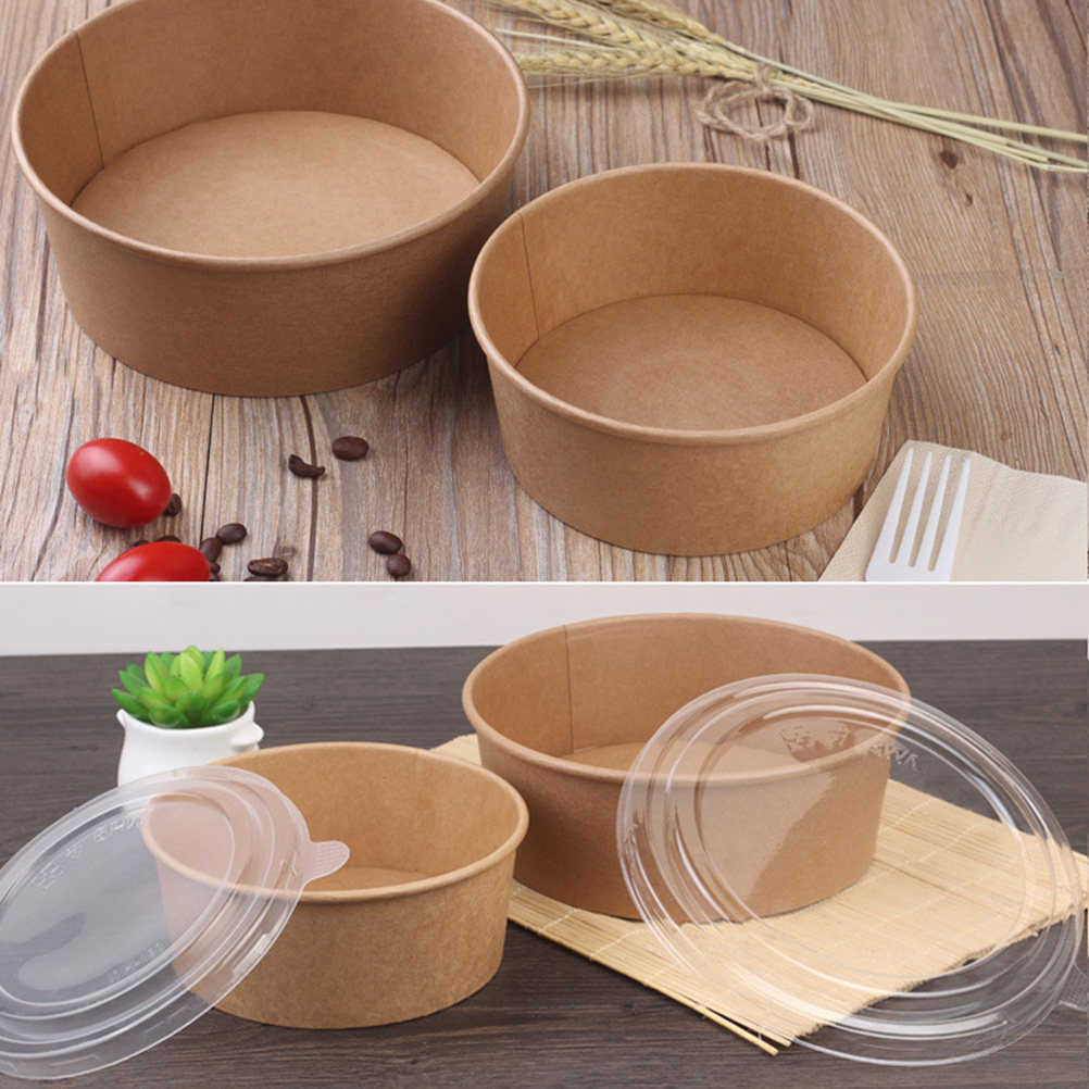 Meal Prep Bowl - 20개입 크라프트 종이 그릇, 음식 준비용