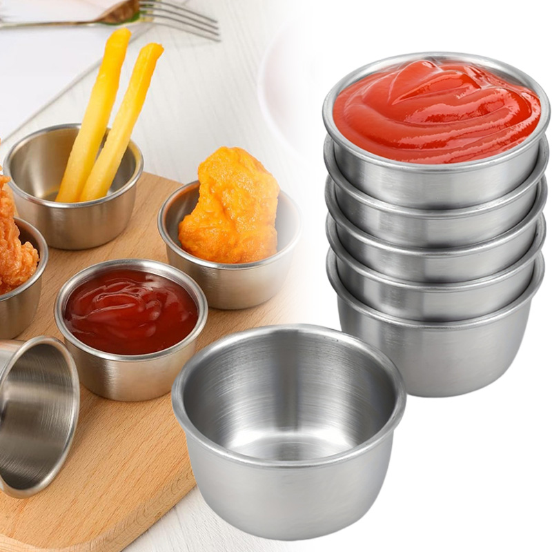 소스 담그는 그릇 304 스테인레스 스틸 담그는 컵 라 - Sauce Dipping Cup 리뷰 및 가격