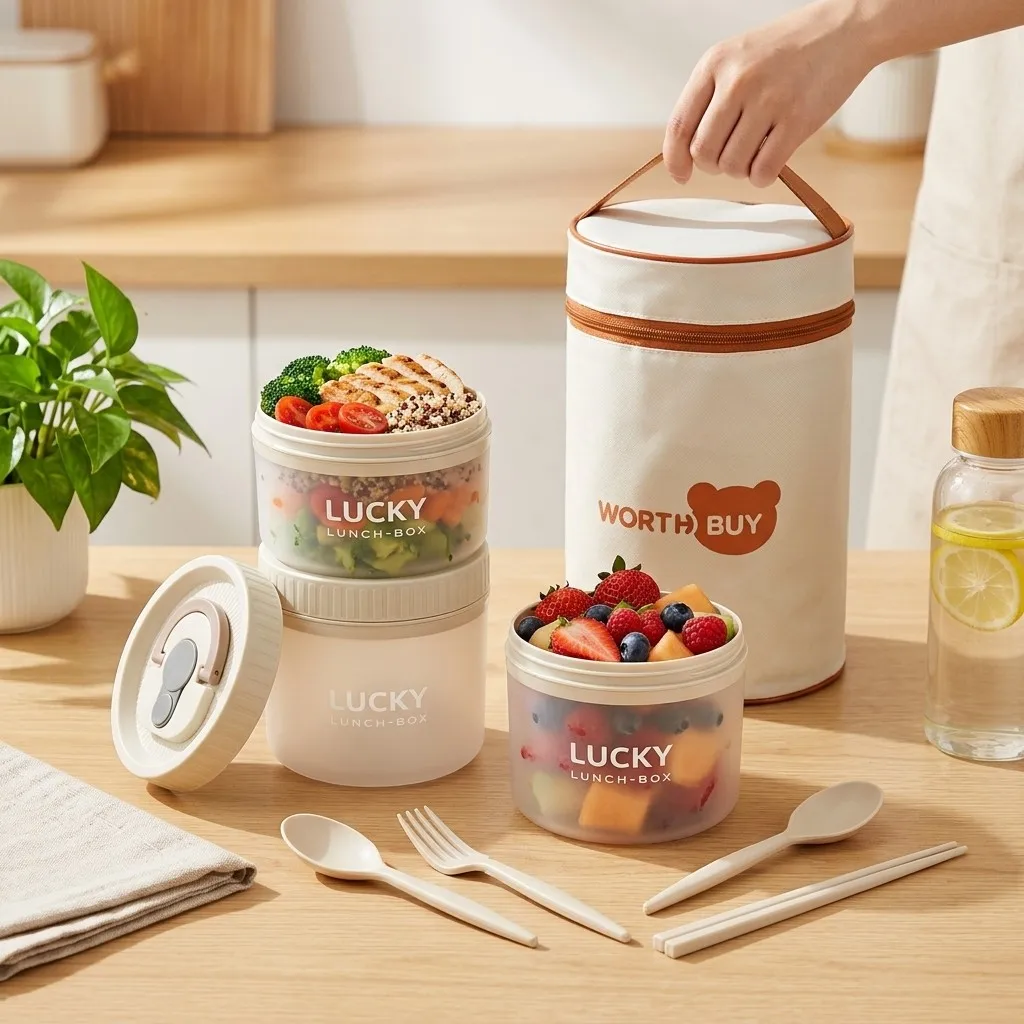 플라스틱 도시락통, 전자레인지 사용 가능, 어린이 및  - Meal Prep Or Prep Meal 리뷰 및 가격